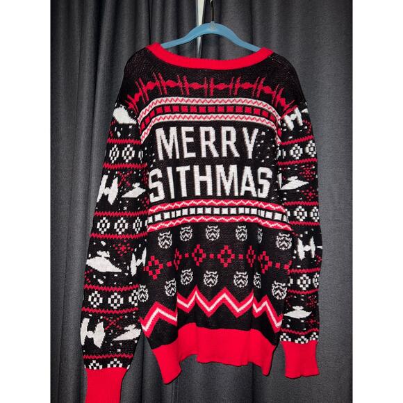 Ugly Christmas Sweater Xmas Size Large Star Wars - Picture 3 of 3